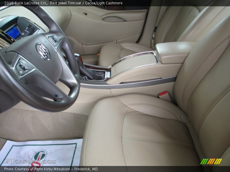 Red Jewel Tintcoat / Cocoa/Light Cashmere 2010 Buick LaCrosse CXL
