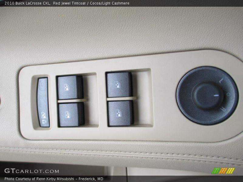 Red Jewel Tintcoat / Cocoa/Light Cashmere 2010 Buick LaCrosse CXL