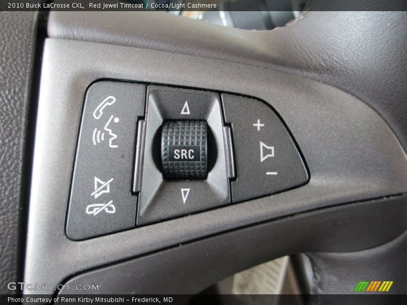 Red Jewel Tintcoat / Cocoa/Light Cashmere 2010 Buick LaCrosse CXL