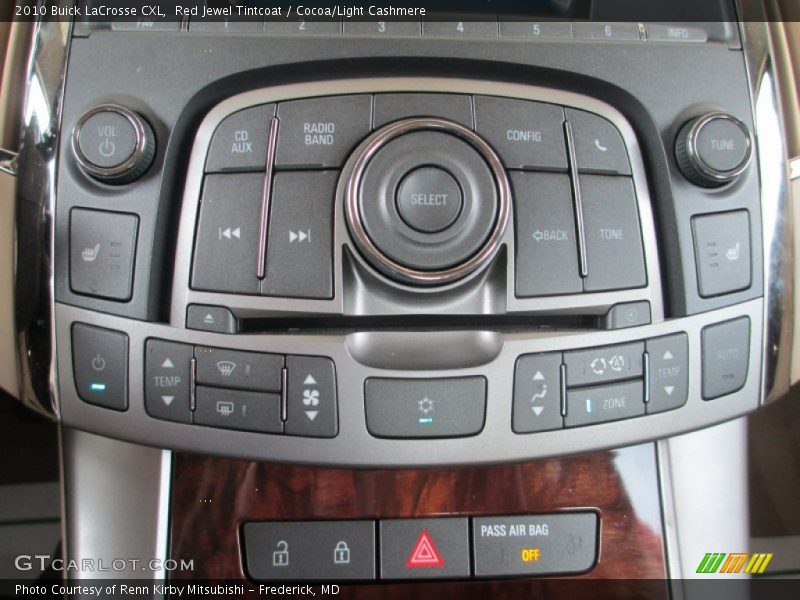 Red Jewel Tintcoat / Cocoa/Light Cashmere 2010 Buick LaCrosse CXL