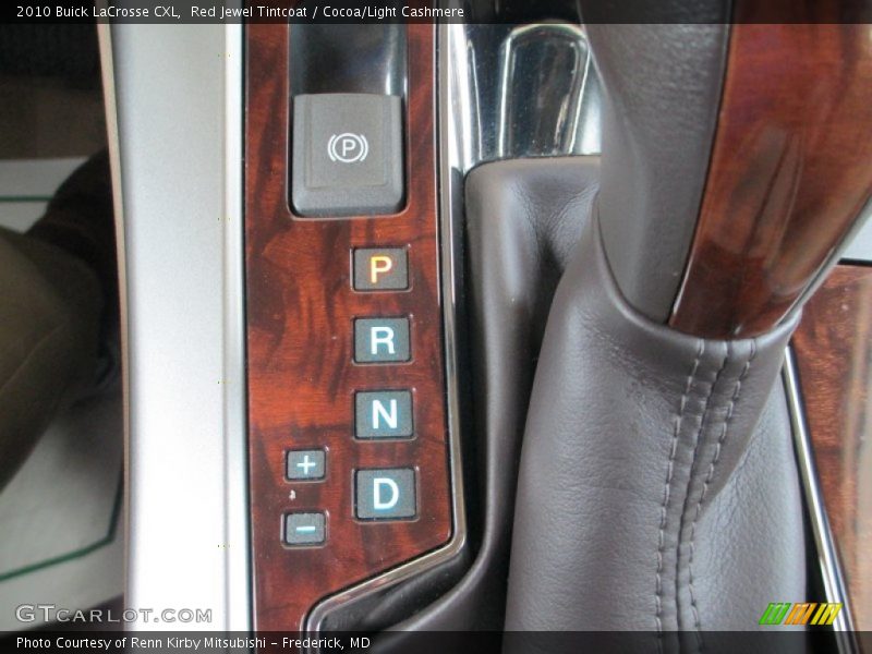 Red Jewel Tintcoat / Cocoa/Light Cashmere 2010 Buick LaCrosse CXL