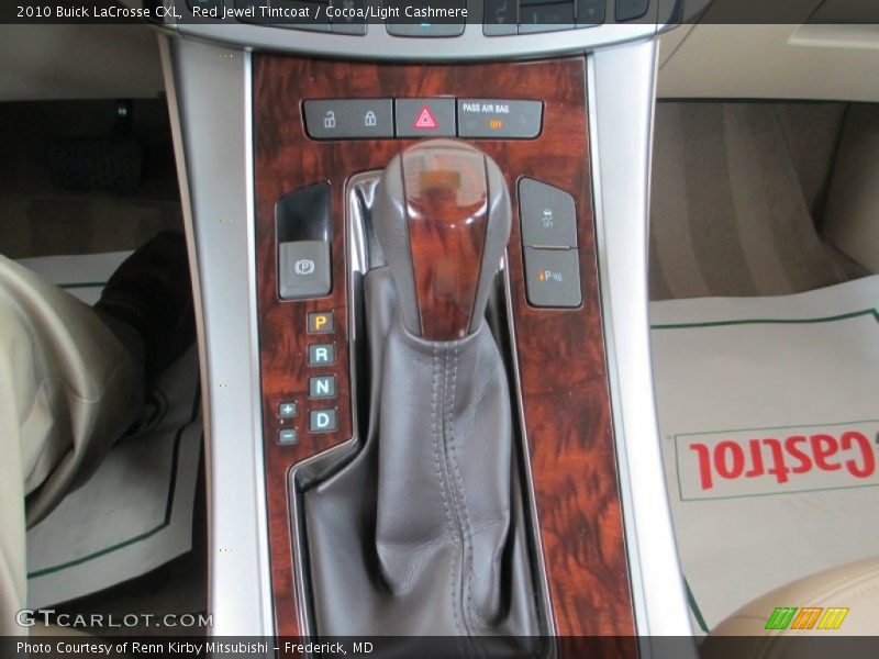 Red Jewel Tintcoat / Cocoa/Light Cashmere 2010 Buick LaCrosse CXL