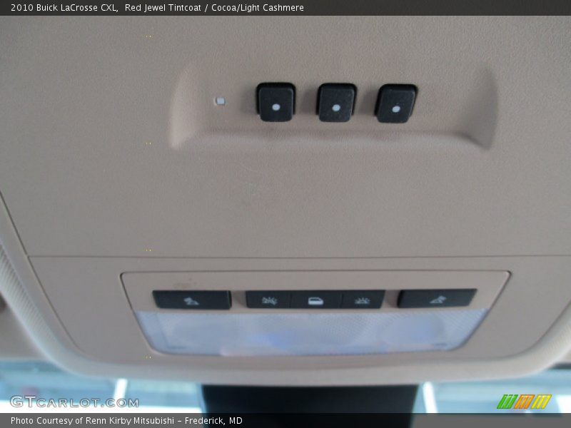 Red Jewel Tintcoat / Cocoa/Light Cashmere 2010 Buick LaCrosse CXL