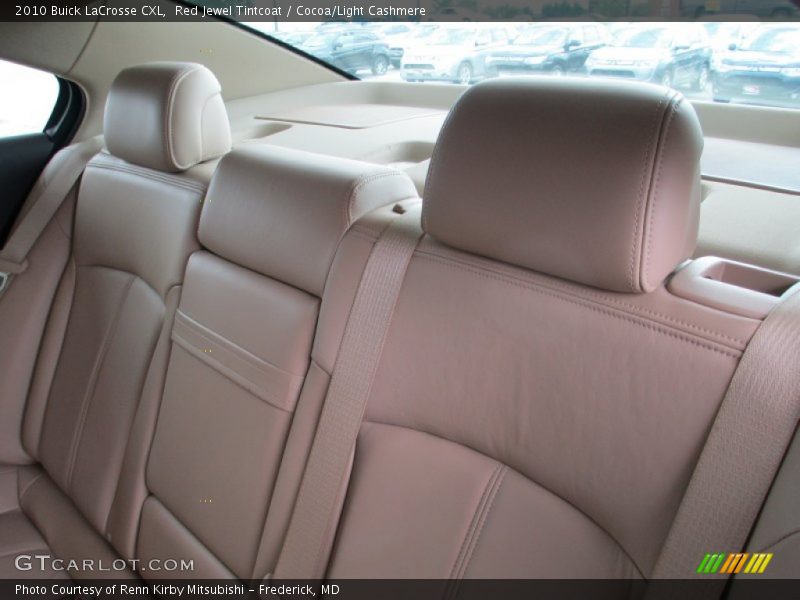 Red Jewel Tintcoat / Cocoa/Light Cashmere 2010 Buick LaCrosse CXL