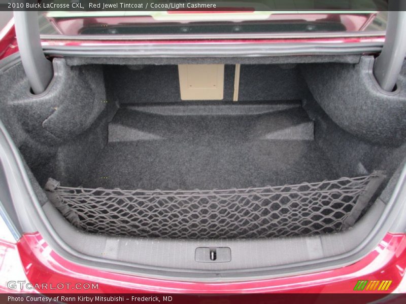 Red Jewel Tintcoat / Cocoa/Light Cashmere 2010 Buick LaCrosse CXL