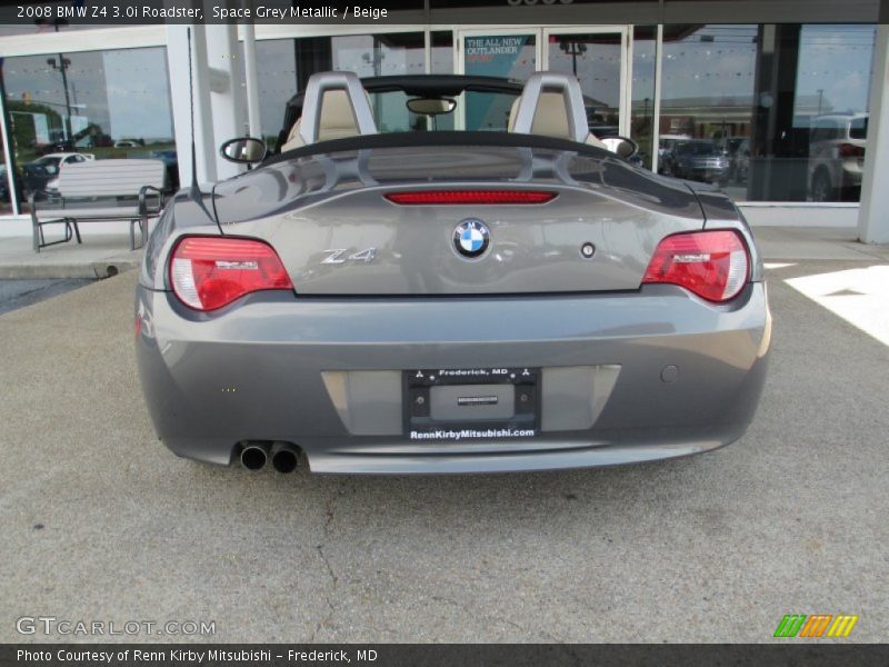 Space Grey Metallic / Beige 2008 BMW Z4 3.0i Roadster