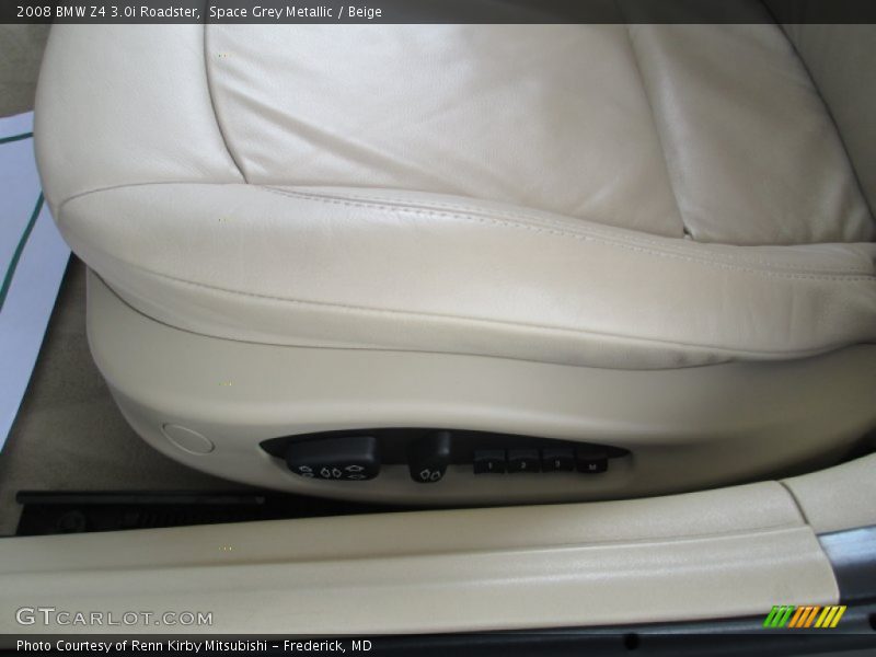 Space Grey Metallic / Beige 2008 BMW Z4 3.0i Roadster