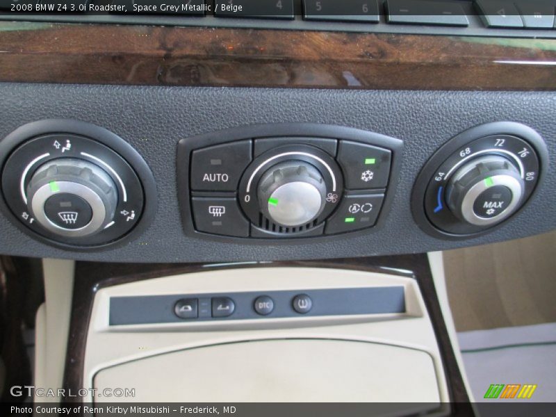 Space Grey Metallic / Beige 2008 BMW Z4 3.0i Roadster