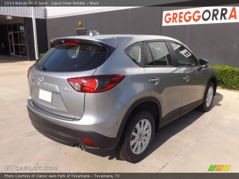 Liquid Silver Metallic / Black 2014 Mazda CX-5 Sport