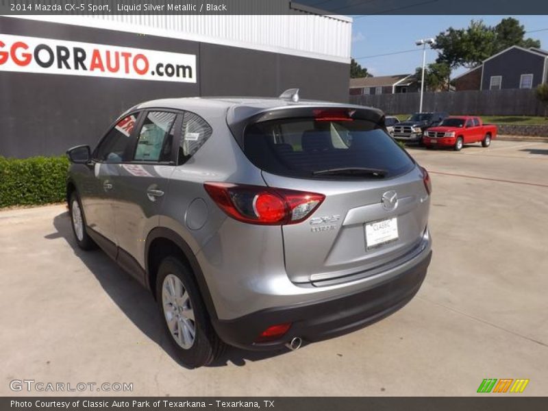 Liquid Silver Metallic / Black 2014 Mazda CX-5 Sport