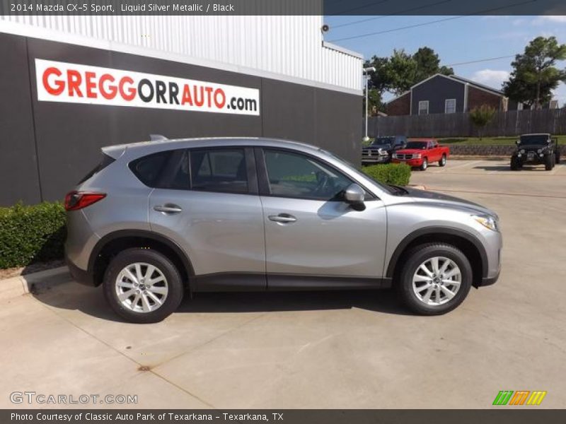 Liquid Silver Metallic / Black 2014 Mazda CX-5 Sport