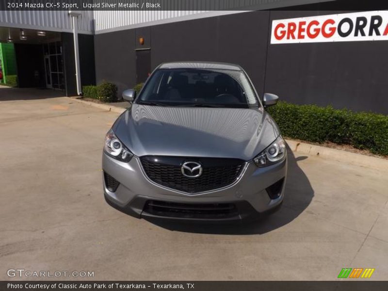 Liquid Silver Metallic / Black 2014 Mazda CX-5 Sport