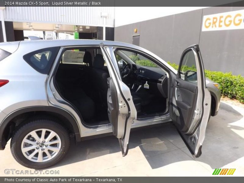 Liquid Silver Metallic / Black 2014 Mazda CX-5 Sport