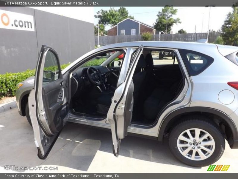 Liquid Silver Metallic / Black 2014 Mazda CX-5 Sport