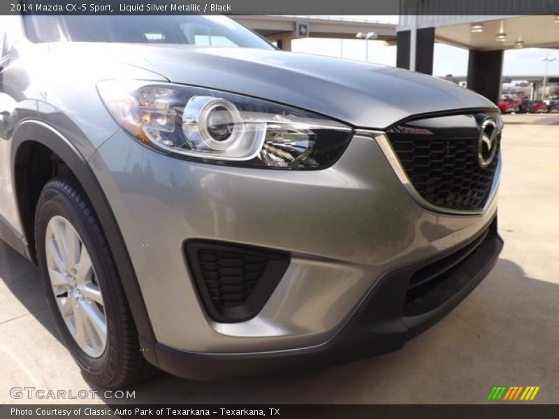 Liquid Silver Metallic / Black 2014 Mazda CX-5 Sport
