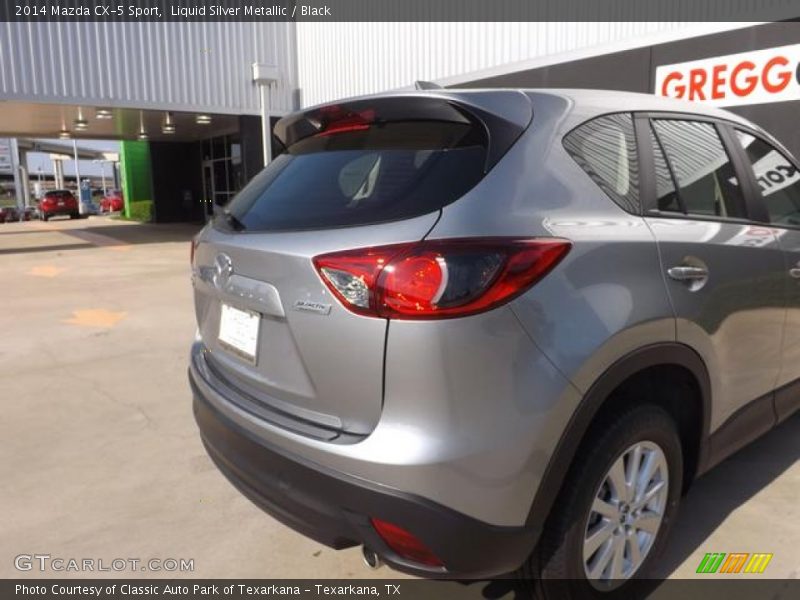 Liquid Silver Metallic / Black 2014 Mazda CX-5 Sport