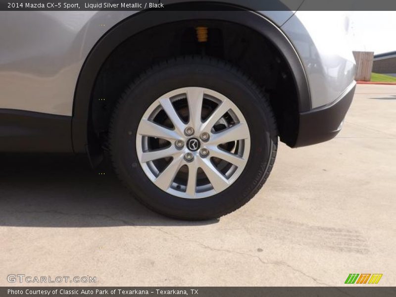 Liquid Silver Metallic / Black 2014 Mazda CX-5 Sport
