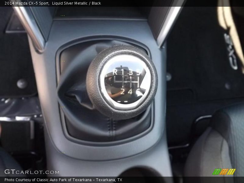 Liquid Silver Metallic / Black 2014 Mazda CX-5 Sport