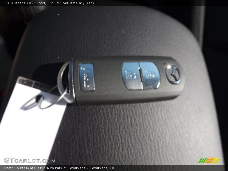 Liquid Silver Metallic / Black 2014 Mazda CX-5 Sport