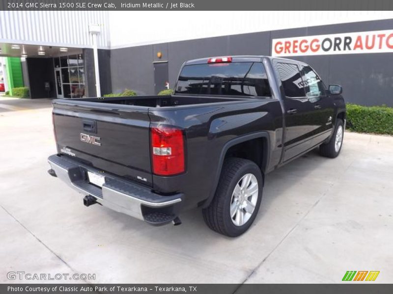 Iridium Metallic / Jet Black 2014 GMC Sierra 1500 SLE Crew Cab