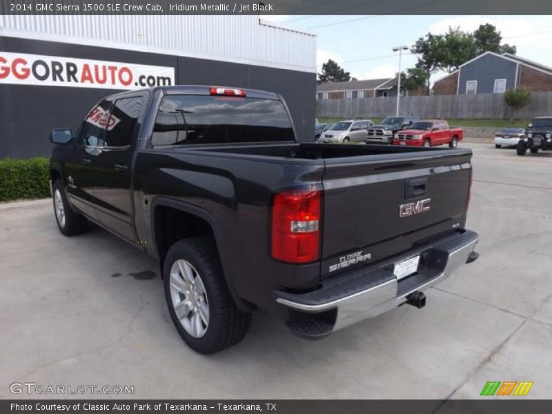 Iridium Metallic / Jet Black 2014 GMC Sierra 1500 SLE Crew Cab