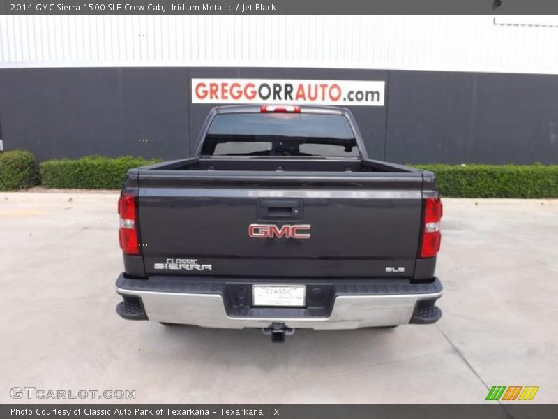 Iridium Metallic / Jet Black 2014 GMC Sierra 1500 SLE Crew Cab
