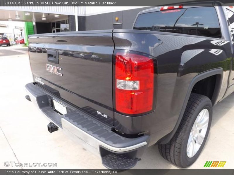 Iridium Metallic / Jet Black 2014 GMC Sierra 1500 SLE Crew Cab