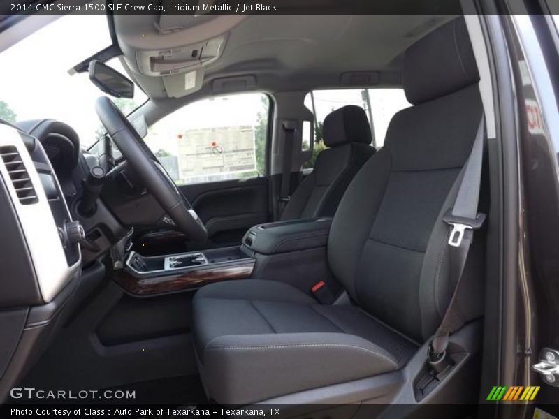 Front Seat of 2014 Sierra 1500 SLE Crew Cab