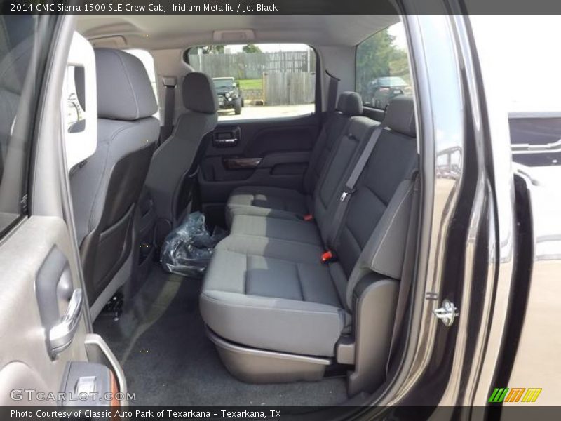 Iridium Metallic / Jet Black 2014 GMC Sierra 1500 SLE Crew Cab