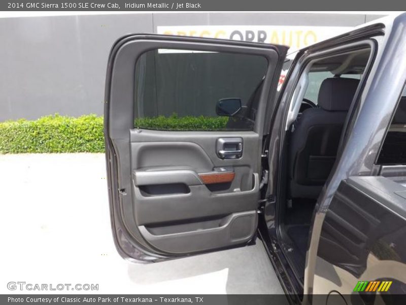 Iridium Metallic / Jet Black 2014 GMC Sierra 1500 SLE Crew Cab