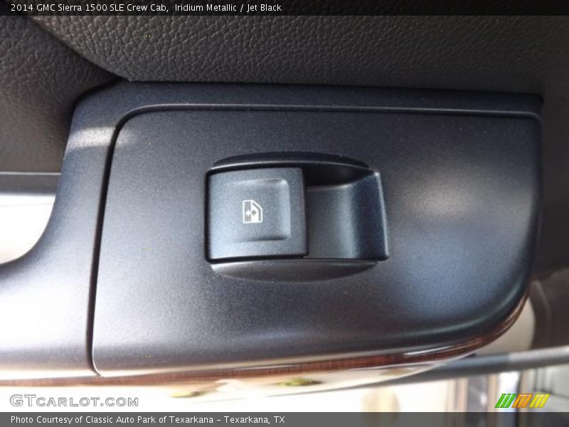 Iridium Metallic / Jet Black 2014 GMC Sierra 1500 SLE Crew Cab