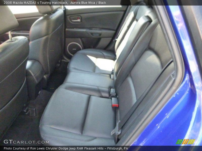 Aurora Blue Mica / Black 2008 Mazda MAZDA3 s Touring Hatchback