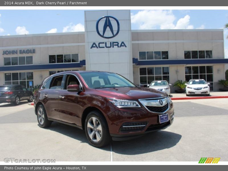 Dark Cherry Pearl / Parchment 2014 Acura MDX