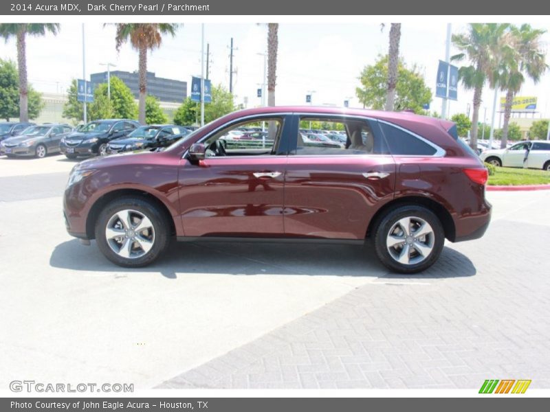 Dark Cherry Pearl / Parchment 2014 Acura MDX