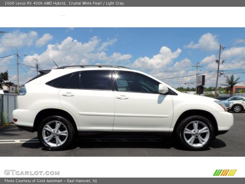 Crystal White Pearl / Light Gray 2006 Lexus RX 400h AWD Hybrid