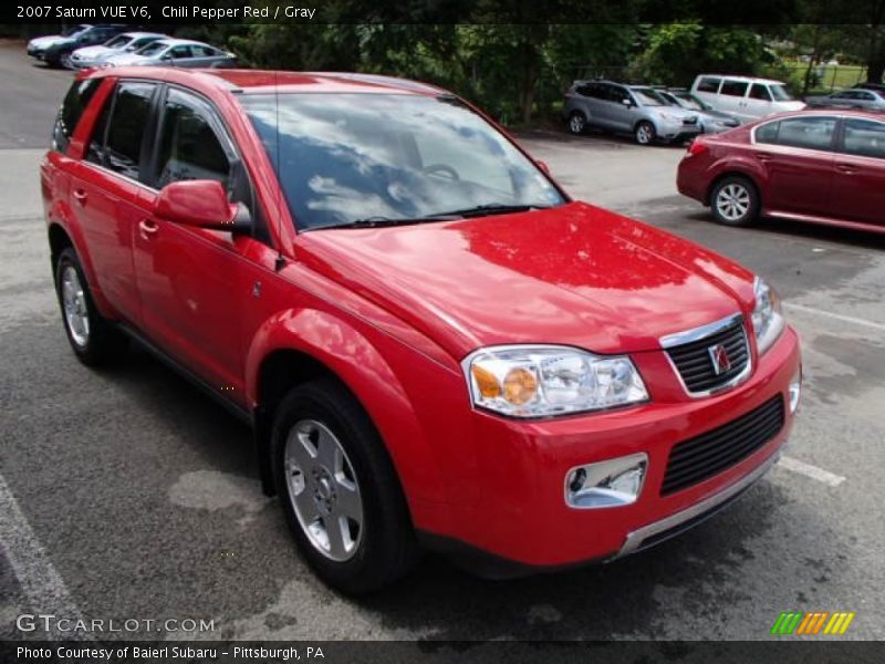 Chili Pepper Red / Gray 2007 Saturn VUE V6