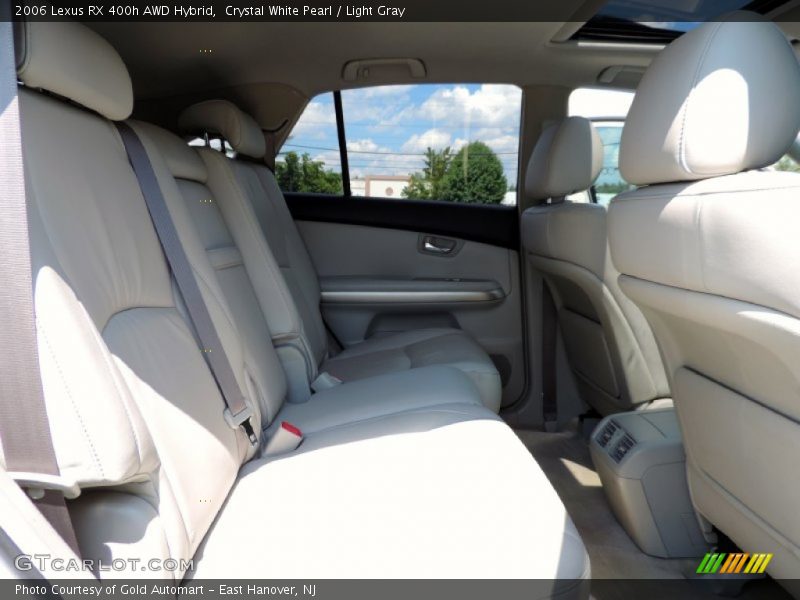 Crystal White Pearl / Light Gray 2006 Lexus RX 400h AWD Hybrid