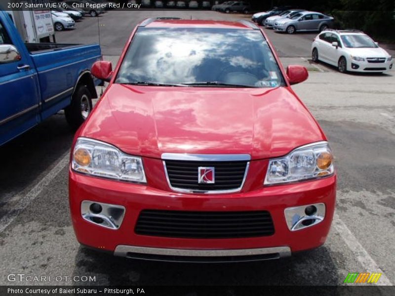 Chili Pepper Red / Gray 2007 Saturn VUE V6