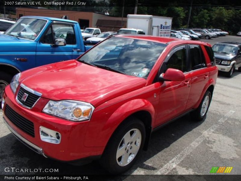 Chili Pepper Red / Gray 2007 Saturn VUE V6
