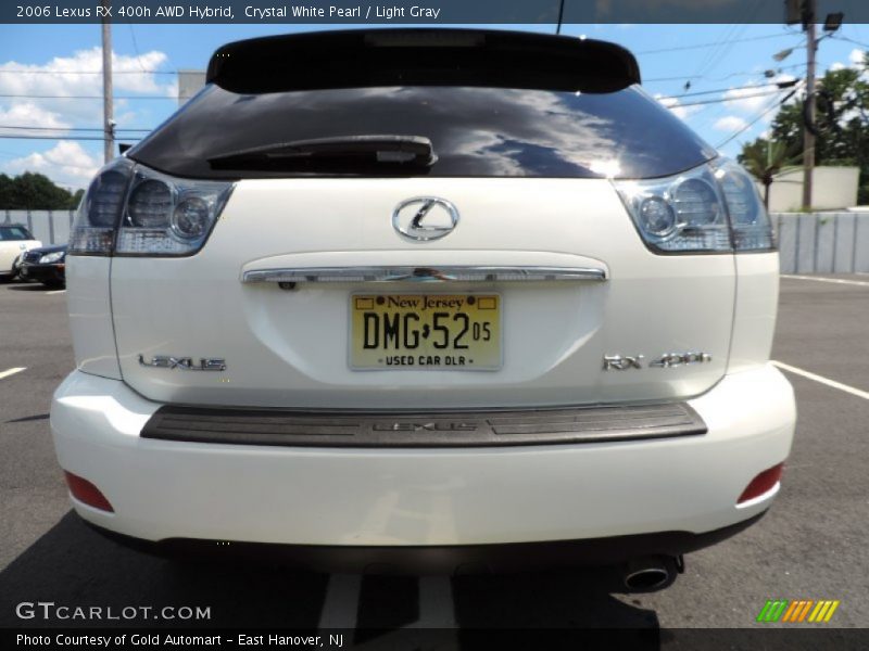 Crystal White Pearl / Light Gray 2006 Lexus RX 400h AWD Hybrid