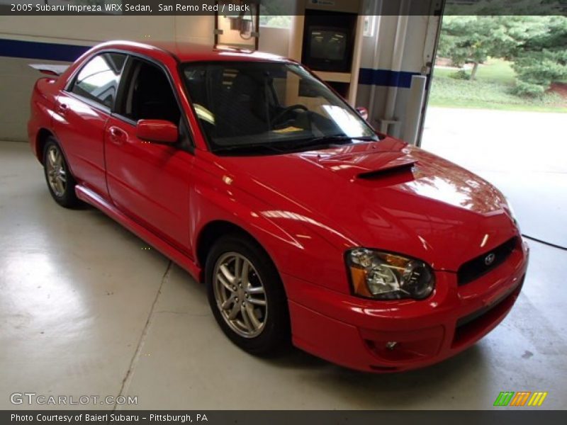 Front 3/4 View of 2005 Impreza WRX Sedan