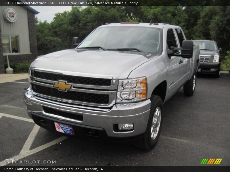 Silver Ice Metallic / Ebony 2013 Chevrolet Silverado 3500HD LT Crew Cab 4x4