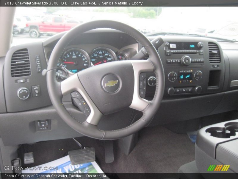 Silver Ice Metallic / Ebony 2013 Chevrolet Silverado 3500HD LT Crew Cab 4x4