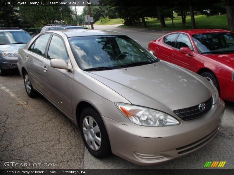 Desert Sand Mica / Taupe 2003 Toyota Camry LE