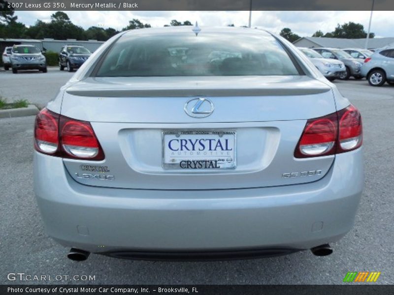 Mercury Metallic / Black 2007 Lexus GS 350