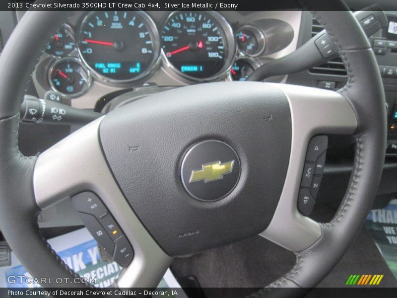 Silver Ice Metallic / Ebony 2013 Chevrolet Silverado 3500HD LT Crew Cab 4x4