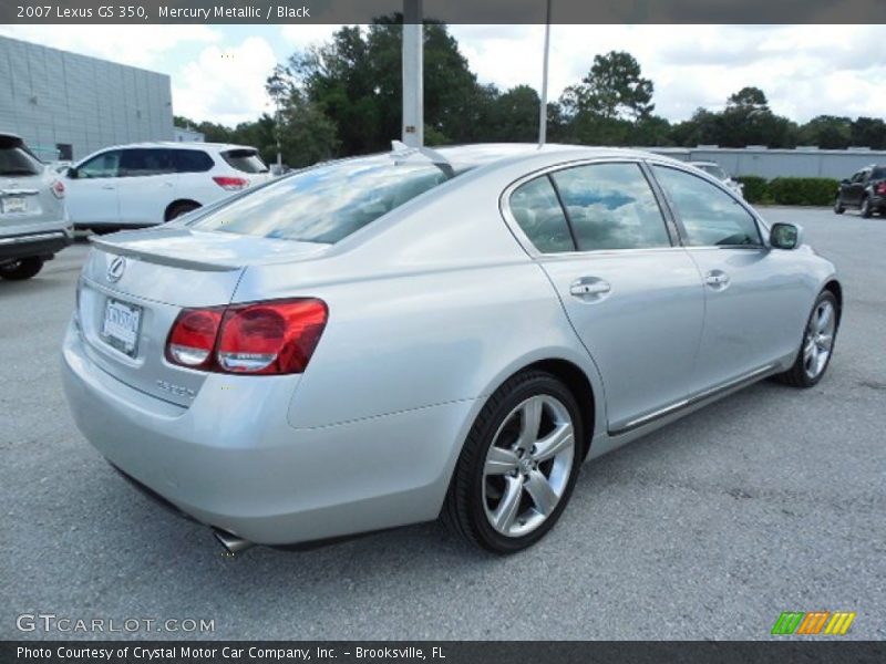Mercury Metallic / Black 2007 Lexus GS 350