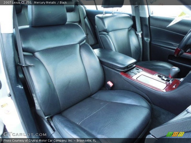 Mercury Metallic / Black 2007 Lexus GS 350