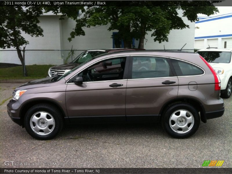 Urban Titanium Metallic / Black 2011 Honda CR-V LX 4WD