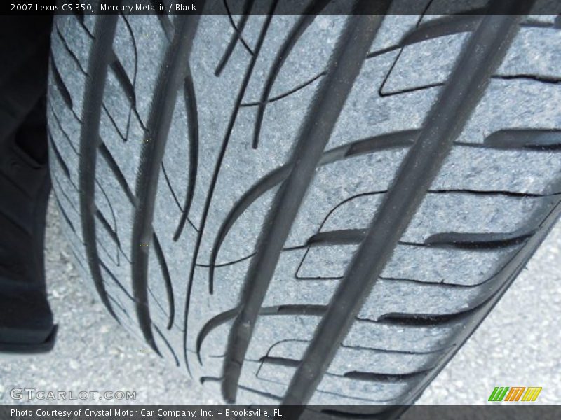 Mercury Metallic / Black 2007 Lexus GS 350